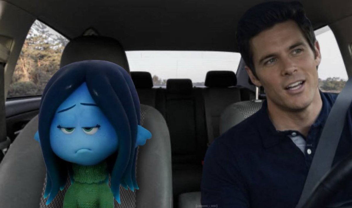 Ruby Gillman is riding with some X-Men dude. #RubyGillman #TeenageKraken #meme