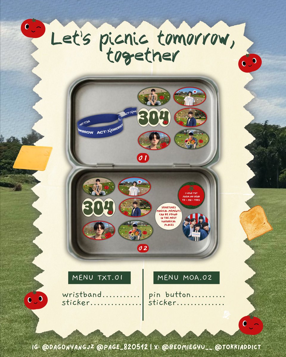 beomiegyu__'s tweet image. #TXTinKL — freebies by @beomiegyu__ @tokkiaddict 🍅

📍 Axiata Arena

🎟️ wristband
🍅 6 stickers
🧷 pin button 25mm

like &amp;amp; rt this twt ♡
come say hi~ let’s be moots 💌

see you there, MOAs&amp;lt;3