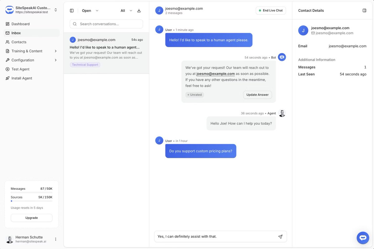 "AI will replace support teams"                                                   
                                                                                    
No. AI should work with support teams.