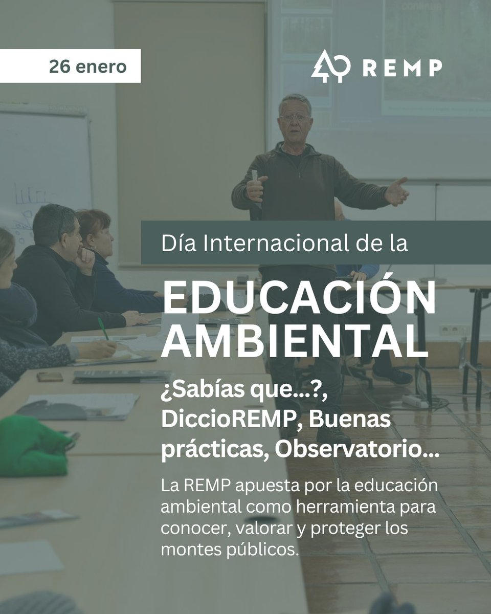 REMP_es's tweet image. Hoy, #DíaMundialDeLaEducaciónAmbiental, en la #REMP reforzamos el vínculo entre sociedad y montes públicos con divulgación útil y cercana.

🌿 ¿Sabías que…? y #DiccioREMP
📘 Catálogo de Buenas Prácticas
🔎 Observatorio REMP

@FBiodiversidad #ProyectosPRTR #PlanDeRecuperación