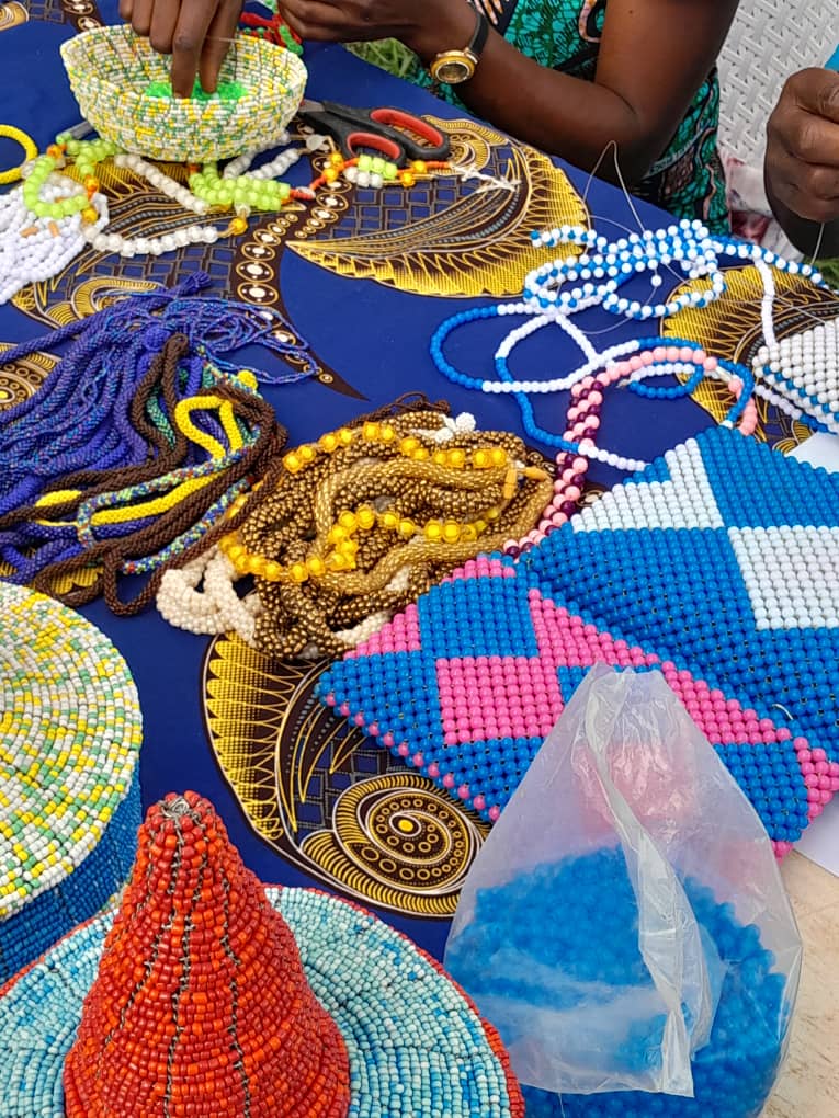 WfWRwanda's tweet photo. Bringing beauty to life through beadwork. Graduates of Women for Women Rwanda’s “Stronger Women, Stronger Nation” programme in Bugesera District showcase their remarkable crafts and accessories that generate income and support their homes. Take a look at their amazing work. https://t.co/93y5qEn72A