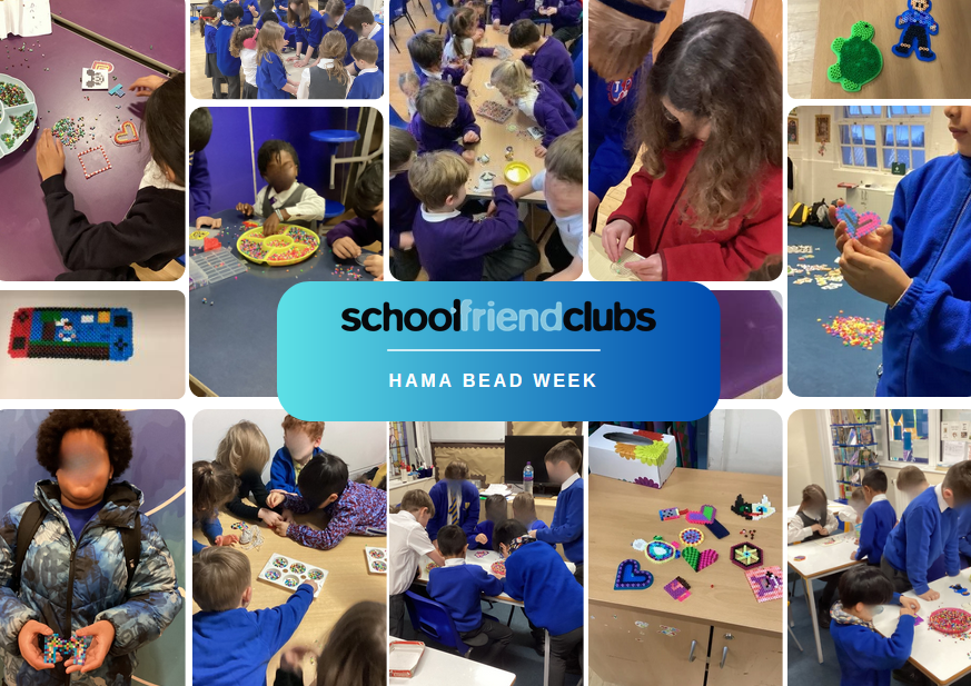 SchoolfriendC's tweet photo. ✨ Hama Bead Week! ✨
Last week was Hama Bead Week and we had such a lovely time. The children were so creative, patient, and proud of their designs  it was wonderful to see their confidence grow with every pattern they made. https://t.co/JYKbCSOuNr