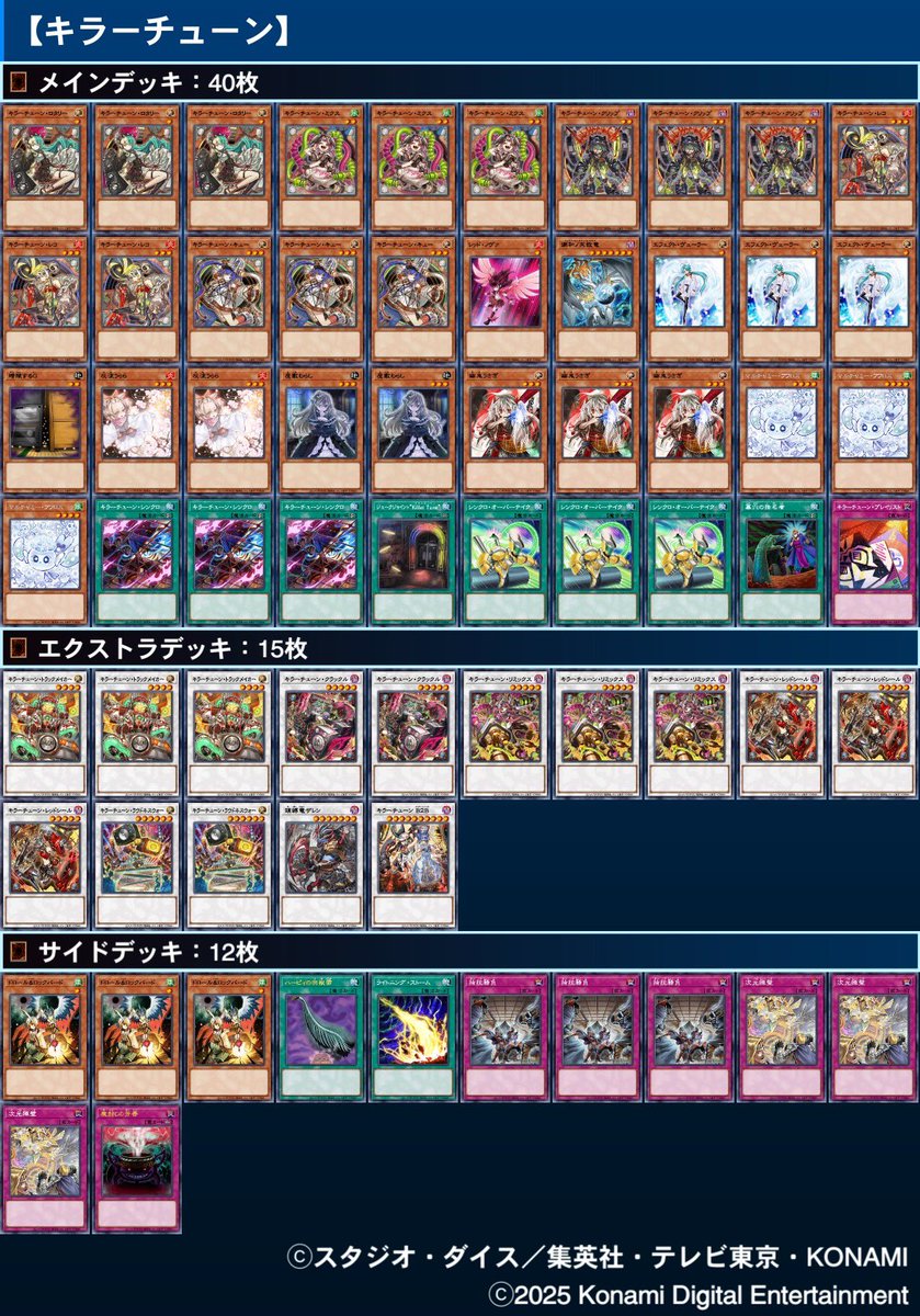 山屋　即日発送　キラーチューンデッキ　構築済みデッキ 山屋 即日発送 キラーチューンデッキ 構築済みデッキ 山屋 即日発送