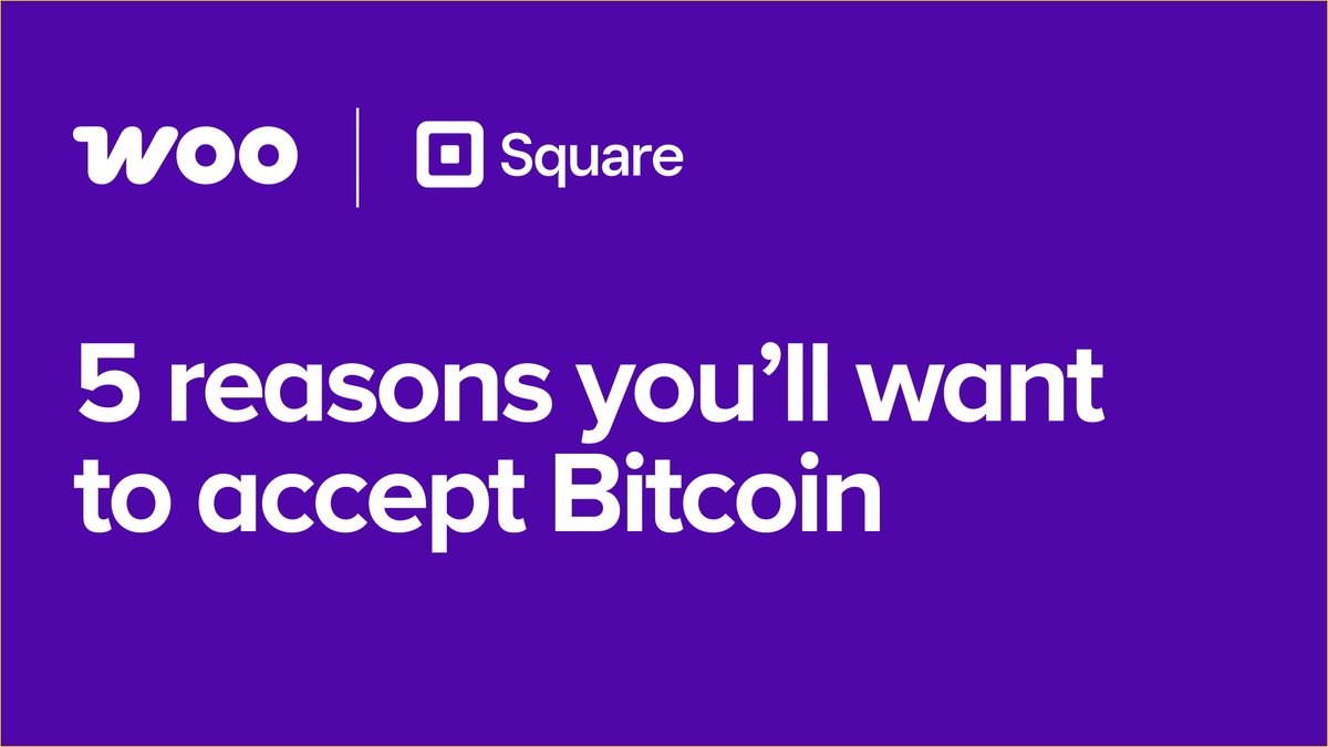 Five reasons Bitcoin payments through Square could help improve your  in-store experience. @Square is making Bitcoin as easy to accept as a  credit card swipe for eligible sellers using the Point of