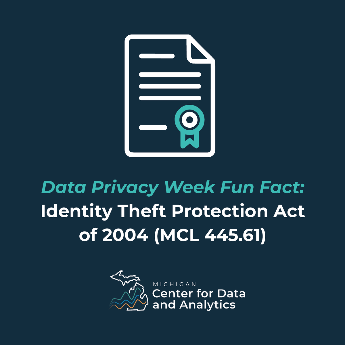 Michigan Center for Data and Analytics tweet media