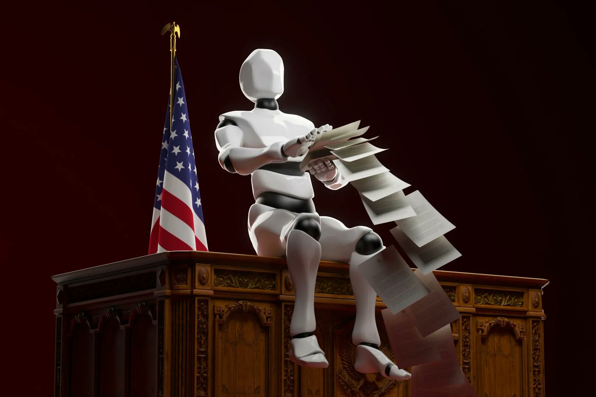 Jesse_Coburn's tweet photo. NEW: The Trump administration is planning to use AI to write federal regulations despite the risk of hallucinations.

“We don't even need a very good rule,” @USDOT’s top lawyer said of the plan, per meeting notes reviewed by ProPublica. “We want good enough.” 🧵 https://t.co/YKGvmlkMCt