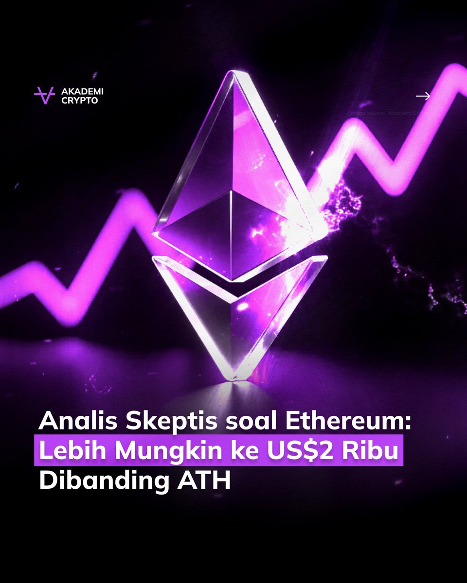 Senior Commodity Strategist Bloomberg Mike McGlone menyebut Ethereum (ETH)  lebih berpotensi untuk kembali ke level US$2 ribu, dibanding melesat di  atas harga all-time highnya, US$4.000.