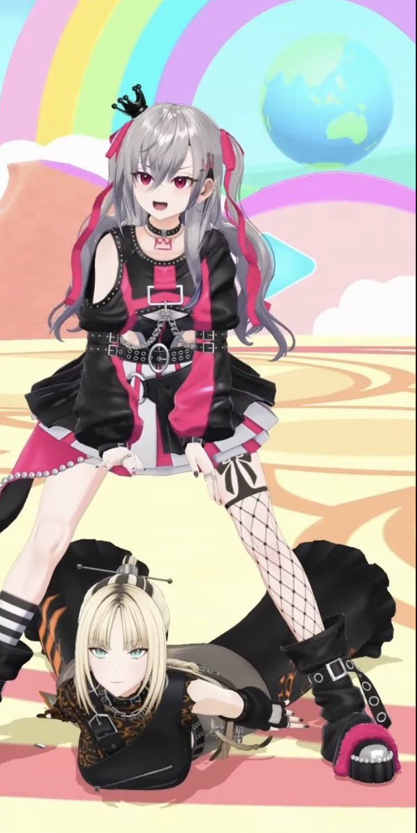 リオナとニコたんには無理せずにてぇてぇしてほしい毎秒