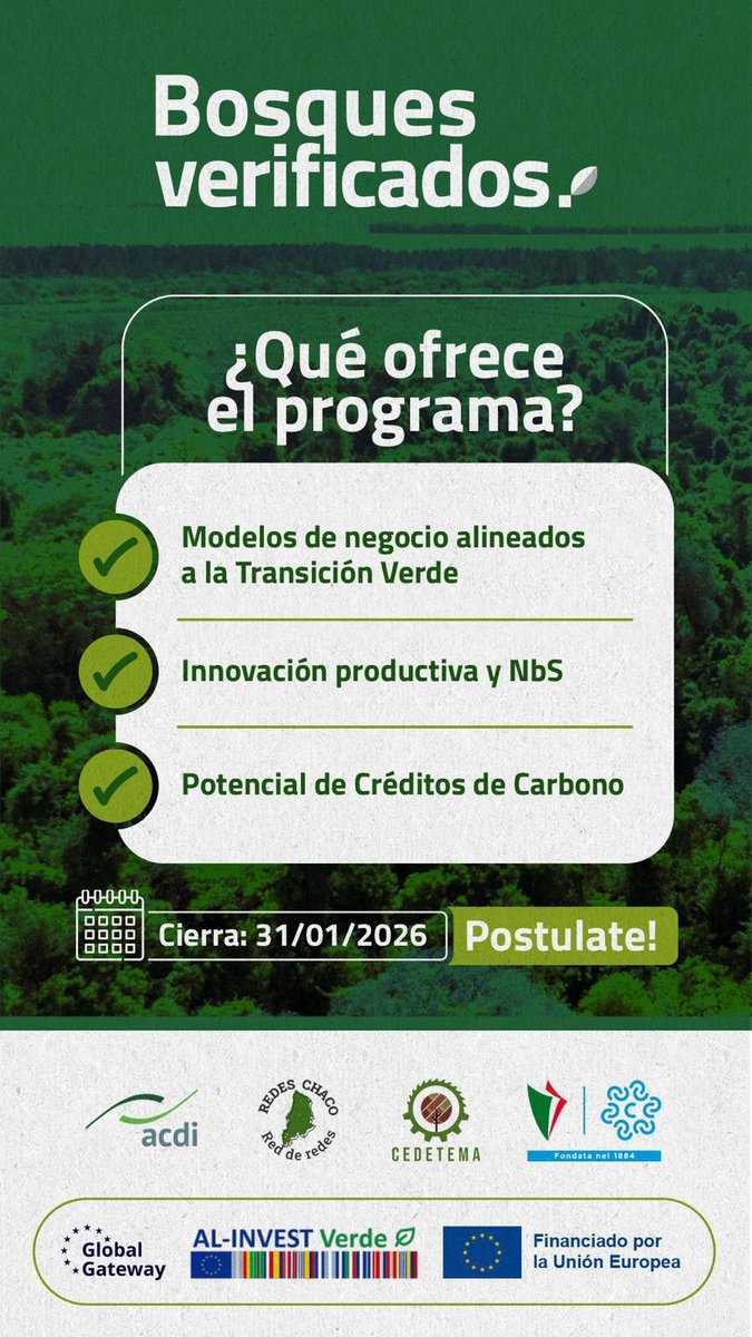 "La Unión Europea es muy exigente con la madera, debe ser de bosque no deforestado". 

 Lucas Cepeda Coordinador de Bosque Verificados de <a href="/ACDIargentina/">ACDI</a>