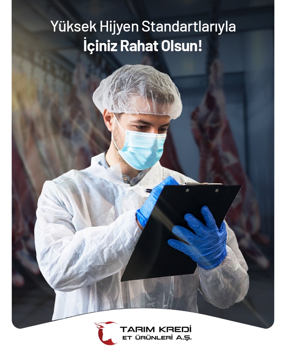 Tüm çabamız kaliteli, güvenli ve sağlıklı ürünler
sunmak için! İşte bu nedenle, modern fabrikamızda tüm ürünlerimizi, yüksek hijyen standartlarından ödün vermeden, son teknolojiyi kullanarak hassasiyetle işliyoruz.

#TarımKrediEt #TarımKredi