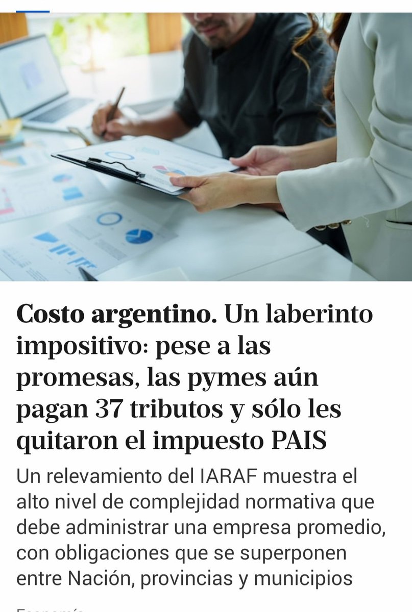 Atrapados sin salida...
Ningún empresario del mundo puede sobrevivir con un 42% de carga impositiva y libre importación.
No se bajo un pu to impuesto y es todo relato.
Una muerte anunciada.