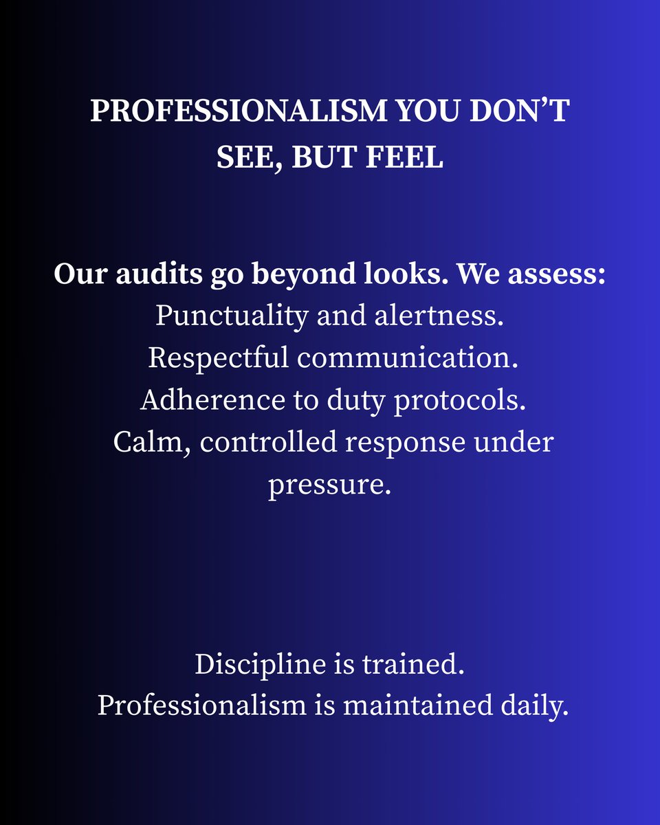 AniomaroyalSS's tweet photo. More security isn’t always better security. Strategy and training matter.
#SecurityFacts #RiskAwareness #PrivateSecurity #AniomaRoyal #ProfessionalProtection https://t.co/uwGxQNh8BS