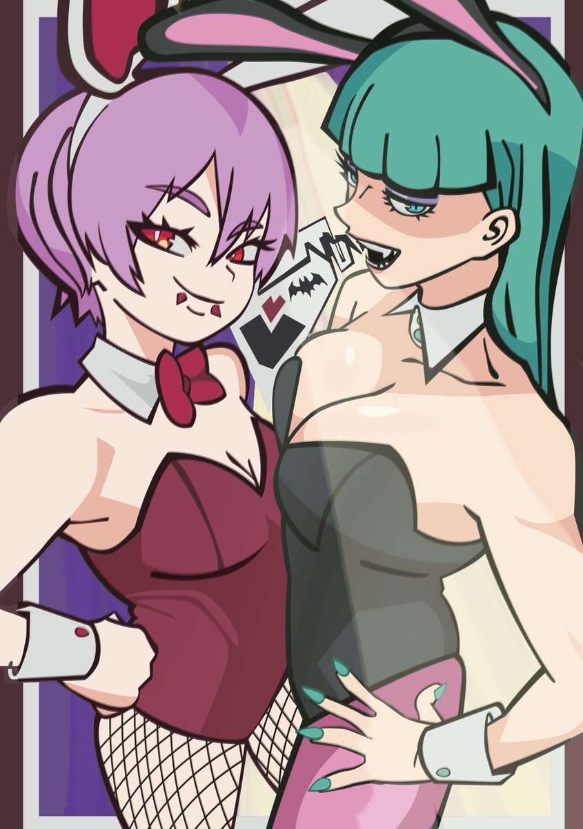 banelingrush's tweet image. Morrigan and Lilith ❤️