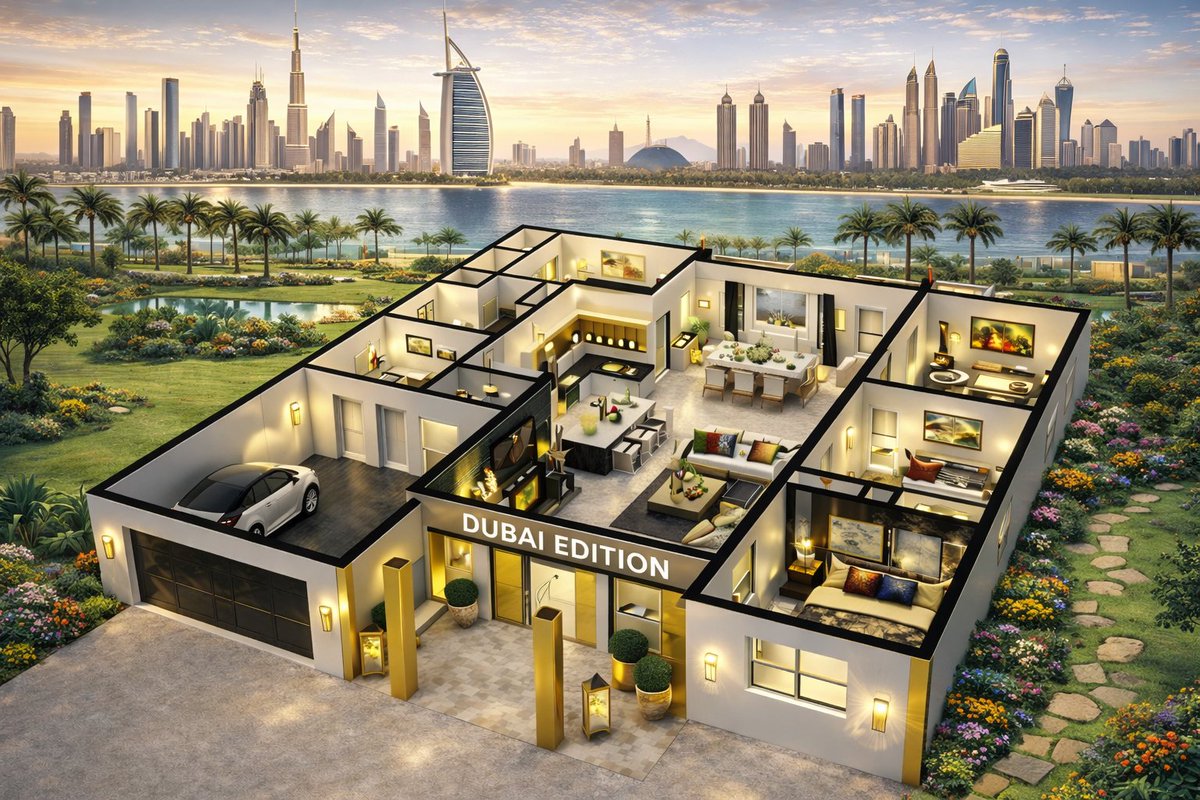 ✨ PINO Passport — Week 6 ✈️
Dubai Gold Opulence Edition
This week, the PINO Model is imagined at a global scale.
Confident.
Refined.
Unapologetically visionary.
One model.
Endless possibilities.
🏙️✨
#PINOPassport
#DubaiEdition
#GlobalDesign
#ThePINOModel
#ViamarHomes
💬 Where