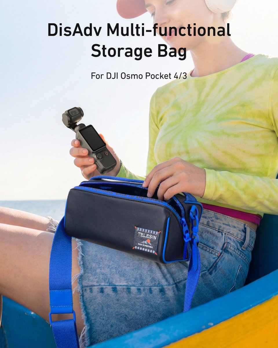 telesinofficial's tweet photo. 📸 Creators, this one’s for you! 🎒
Your DJI Osmo Pocket 4/3 just found its perfect match.
✅ 7 Compartments for Total Organization
✅ Tough Enough for Adventure
✅ 180° Full-Open Design
✅ 3 Carry Styles, Infinite Versatility
✅ Looks as Good as It Performs
#DJIOsmoPocket https://t.co/KS500dD6d7