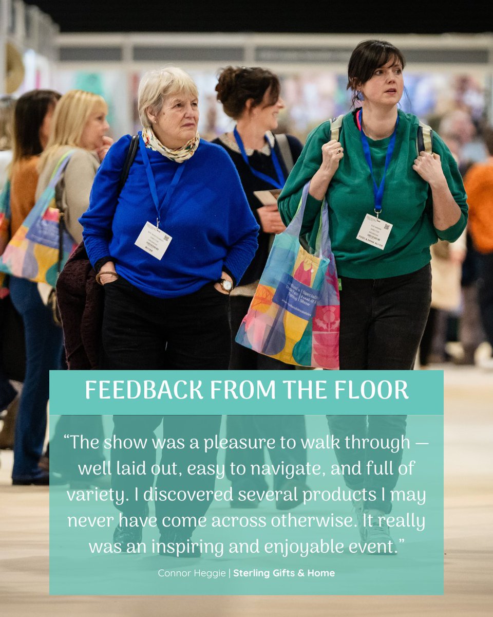 ScotTradeFair's tweet photo. Feedback from the Floor 🎤

Buyers, retails and industry experts on what makes Scotland’s Trade Fair such a valuable place to connect, discover and do business

Swipe to hear what the pros think! 👂 https://t.co/J79Q7eT9y8