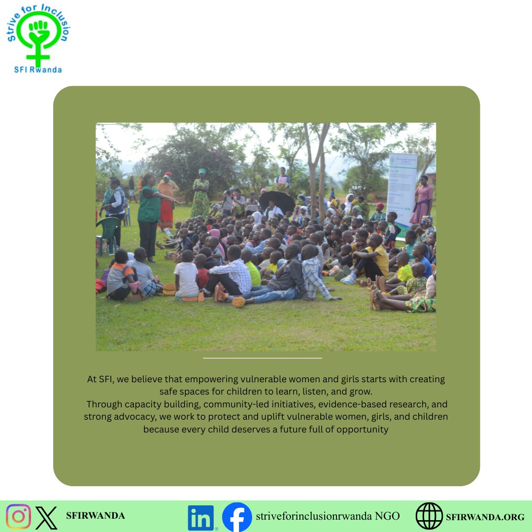 Strive for inclusion Rwanda NGO tweet media