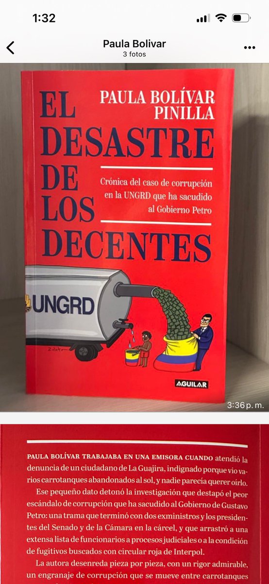 elbuhorafa's tweet photo. En muchas ocasiones las investigaciones periodísticas, por cuestión de espacio, se quedan cortas. Es, por tanto, que para saber más hay que encontrar a una excelente periodista que no solamente abrió el asunto sino que ahora bucea hasta el fondo. Paula Bolivar: felicitaciones https://t.co/leNVzbo9Tj
