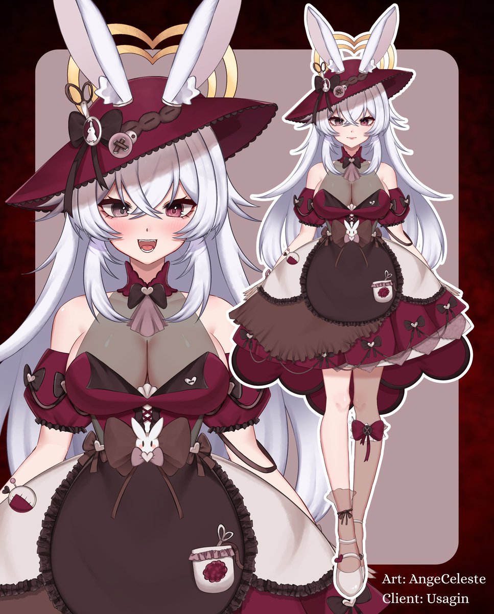 🐰VTuber model commission for <a href="/UsaGinVT/">•.° - ₊˚ʚ Usagin ɞ˚₊ - °.•</a> 🐰

WITNESS MY NEW DAUGHTER!!

#VGenComms
