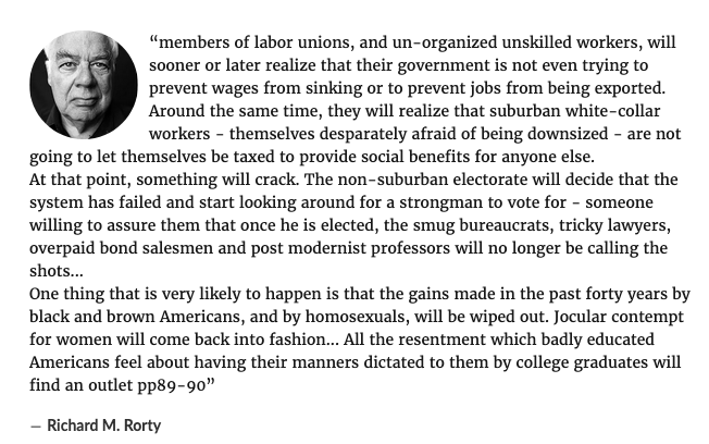 This quote from 1998 perfectly encapsulates America today.