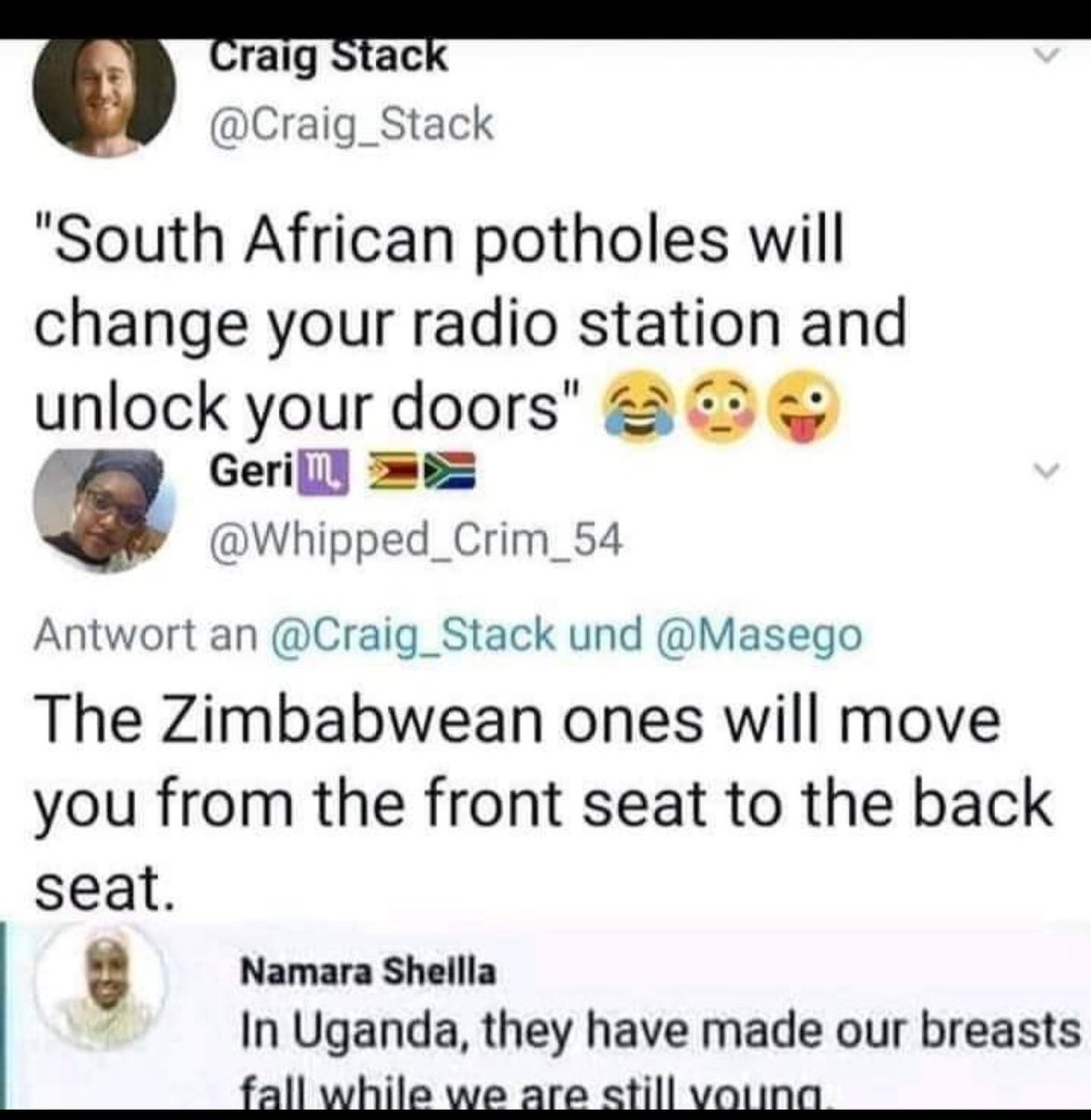 EzamaCirha's tweet image. Uganda s potholes 😂😂😂