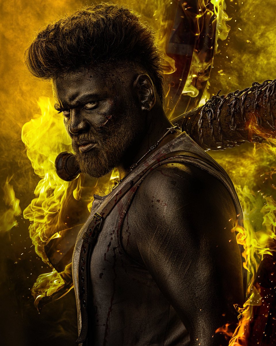 MASSIVE PAN-INDIA EXPLOSION '#DavidReddy': MANOJ MANCHU'S ROARING FIRST LOOK IS HERE... Celebrating the spirit of #RepublicDay, the masterminds behind this action spectacle #DavidReddy have unleashed a deadly first poster.
​The gorgeous #MariaRiaboshapka headlines as the leading