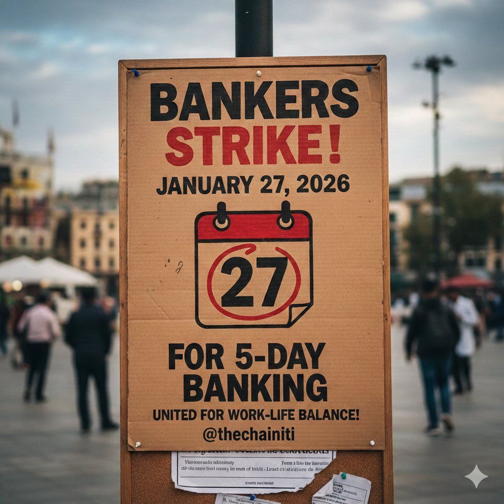 #5DaysWeekForBankers