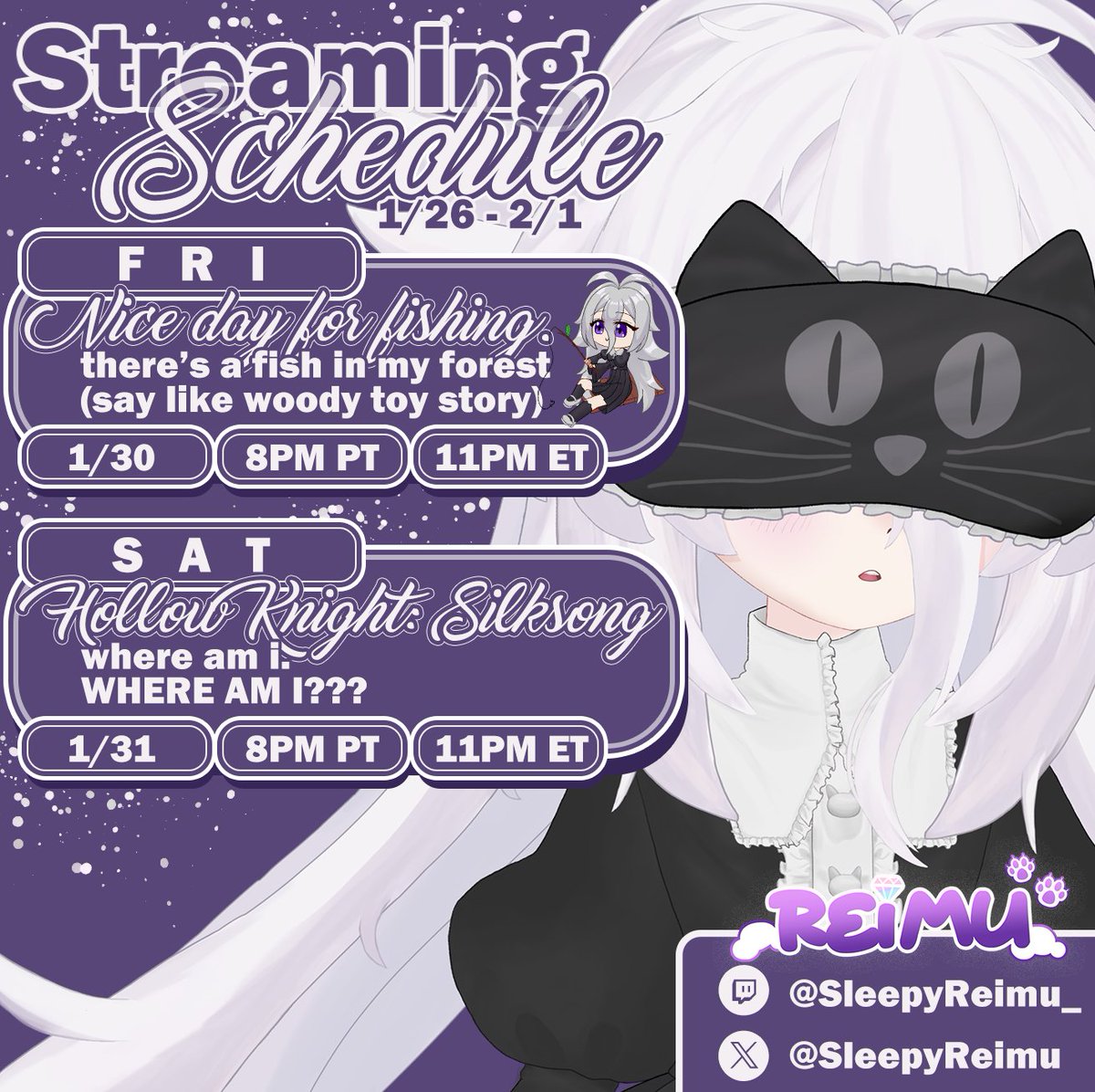 this week!! unfortunately no time for detectiving this week. buuuut, we hopefully defeat more evil fish bosses!! and then try to figure out where i gotta go next to save?? the town??