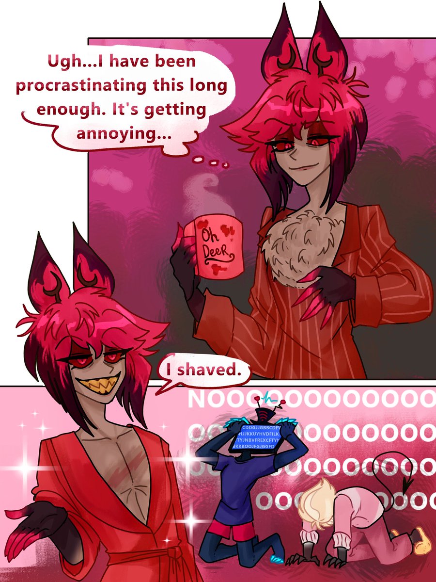 I inked this and then got distracted and didn't colored it.

UNTIL NOW
#applemedia #voxal #StaticRadio #appleradio #HazbinHotelFanart