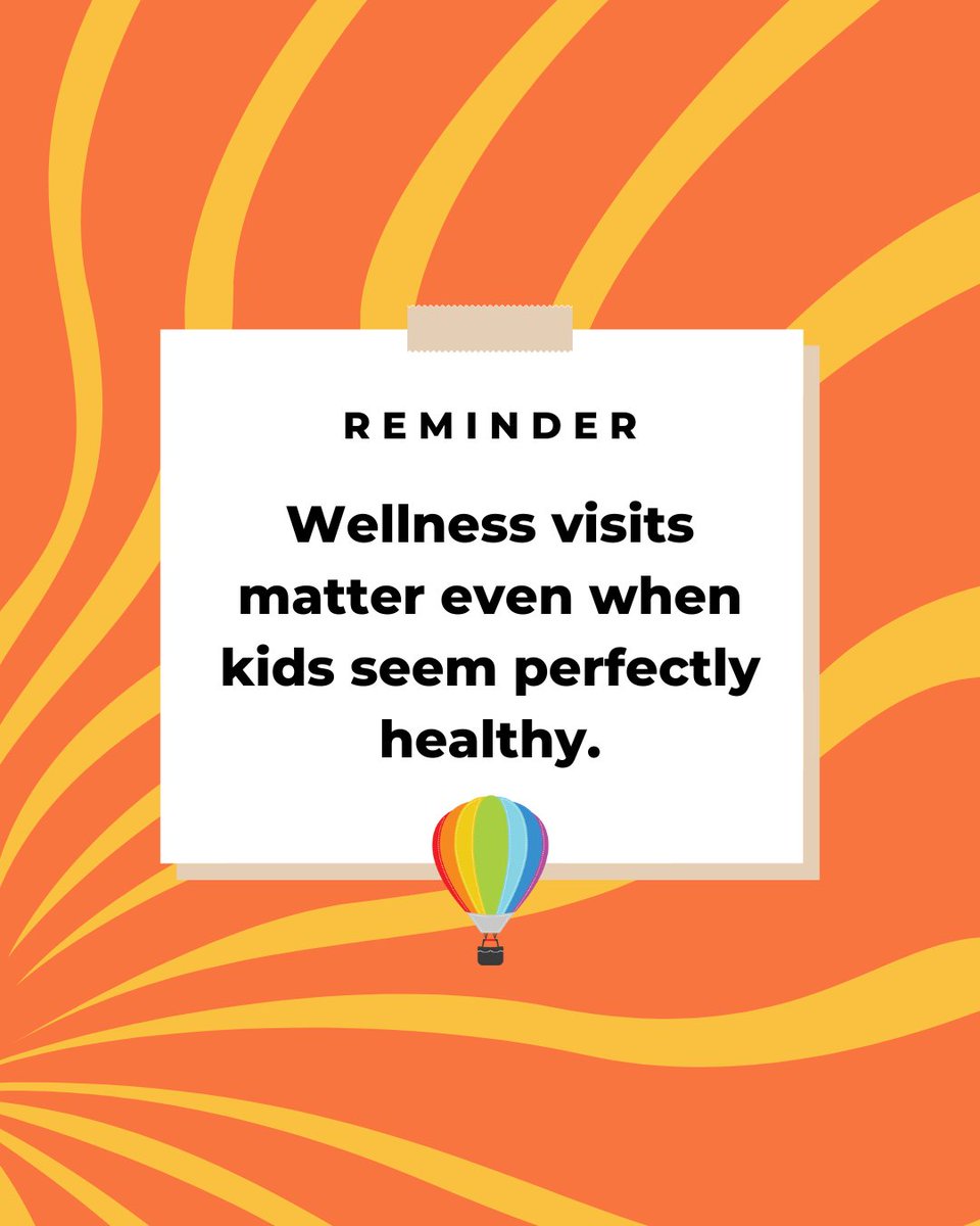 rainbowped's tweet photo. These visits help track growth, development, vision, hearing, and overall well-being, and allow us to catch concerns early before they become bigger issues.
Staying on schedule helps keep your child thriving at every stage. 🌈 https://t.co/RJuYlWVWip
