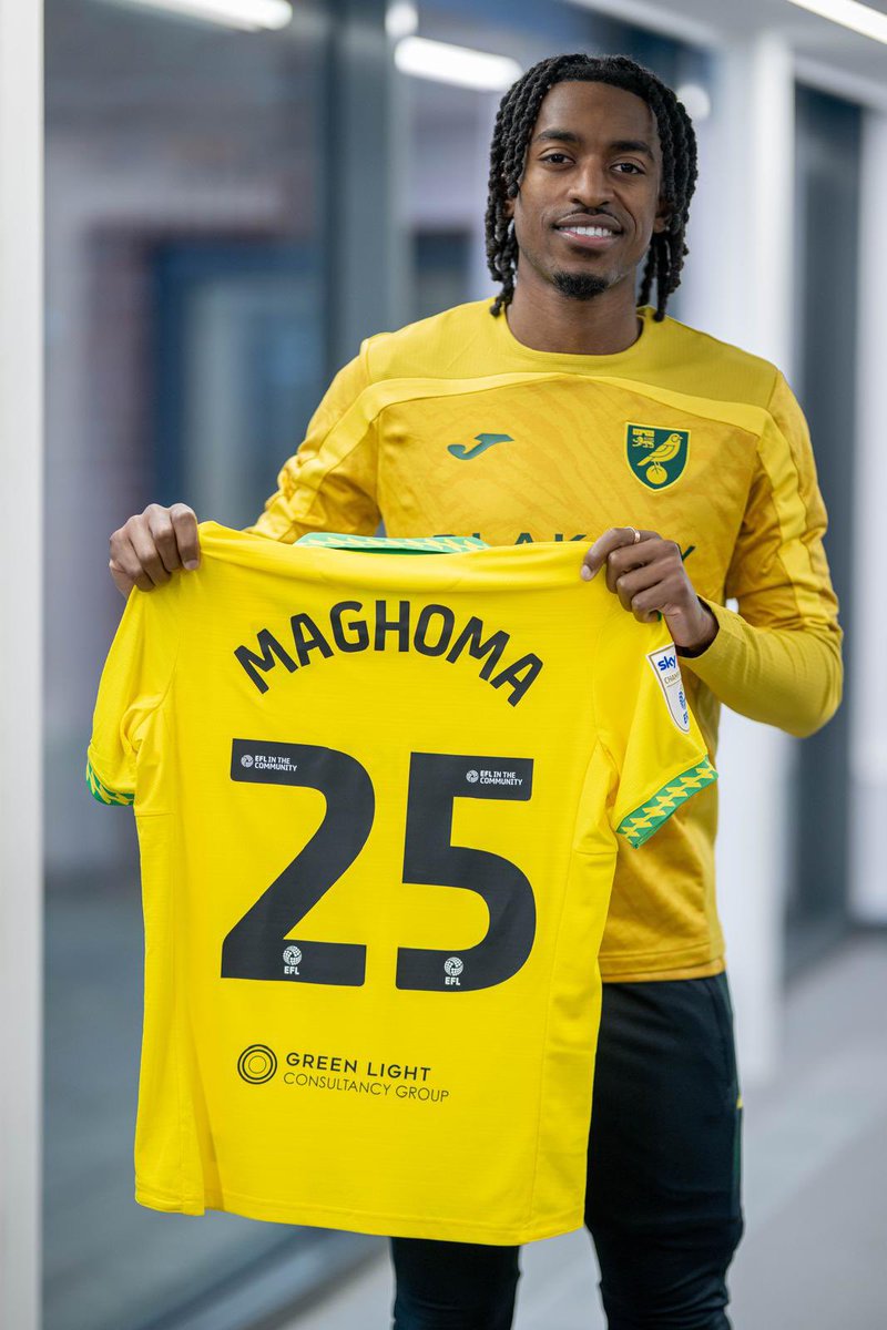 DeadlineDayLive's tweet image. 📝 𝗗𝗘𝗔𝗟 𝗗𝗢𝗡𝗘: Norwich City have signed midfielder Paris Maghoma from Brentford.

Fee undisclosed on a contract until 2029.

(Source: @NorwichCityFC)