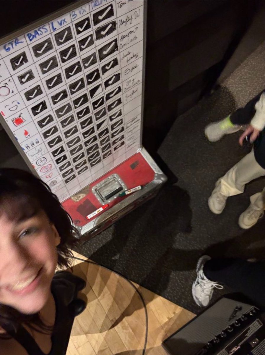 promoddlES's tweet image. ¿Inspiración? ¿Colaboración? 👀

La banda de hard rock y metal alternativo, The Warning, publicó una foto de un tablero donde se pueden ver los nombres de varios artistas, incluida Demi Lovato en los tracks 3 y 6.