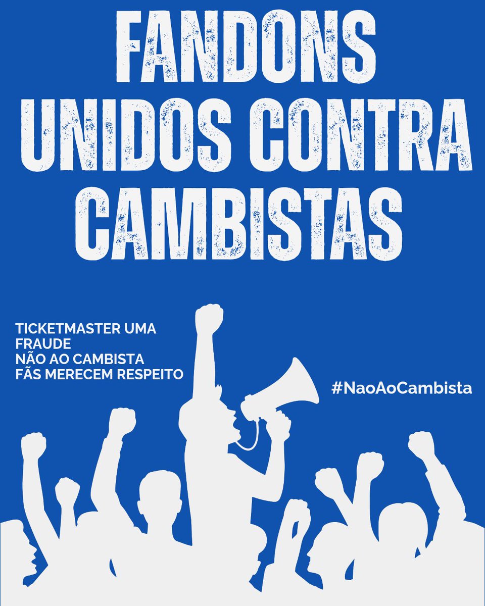 btstearbr's tweet image. FANDONS UNIDOS CONTRA CAMBISTAS

O sonho dessas pessoas é o mesmo que o nosso, é injusto que nós fãs tenhamos que passar por essa frustração porque a @Ticketmaster @TicketmasterBR apoia criminosos. É hora de nos unir e fazer barulho pois isso afeta TODOS NÓS. 

FANDONS UNIDOS…