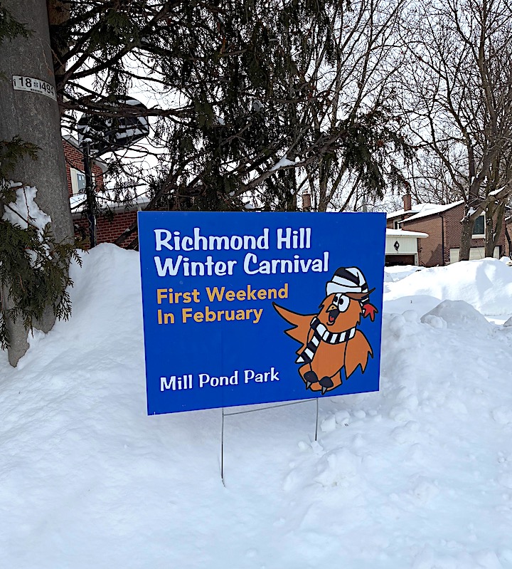 To all <a href="/myRichmondHill/">myrichmondhill</a> friends who have posted a <a href="/RHWCarnival/">RH Winter Carnival</a> sign on their VERY snowy driveways, thx for helping to spread the word about family fun @ Mill Pond Park Feb. 7 &amp; 8! Find out more at wintercarnival.net