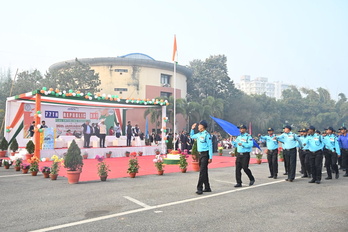 The 77th Republic Day was celebrated at JSSPS.The occasion was graced by Chief Guest Shri H.N. Mishra, Dir (HR), CCL who unfurled the National Flag.

The program featured cultural performances, reflecting spirit of unity &amp; national pride making the celebration truly memorable. 🇮🇳