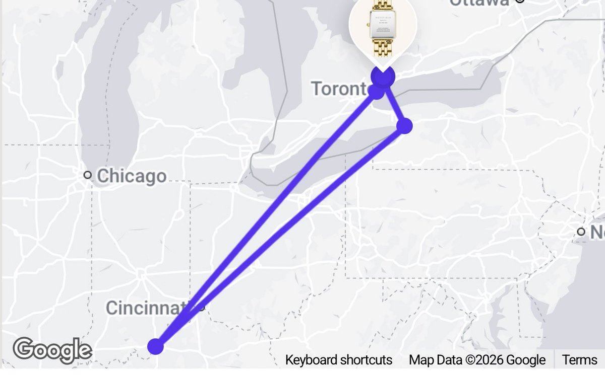 kilir's tweet photo. why couldn't they just send directly from mississauga to toronto why did it have to take a long ass trip before reaching me? https://t.co/xigTnRoRvm