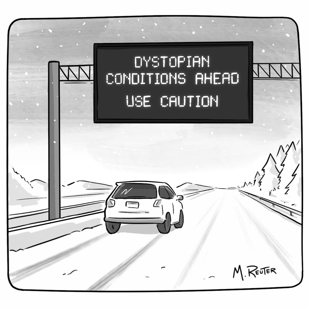 NewYorker's tweet image. Today’s Daily Cartoon, by Matt Reuter. #NewYorkerCartoons

To get the daily drawing on the happenings of the moment, sign up for our humor newsletter: newyorkermag.visitlink.me/tbct3X