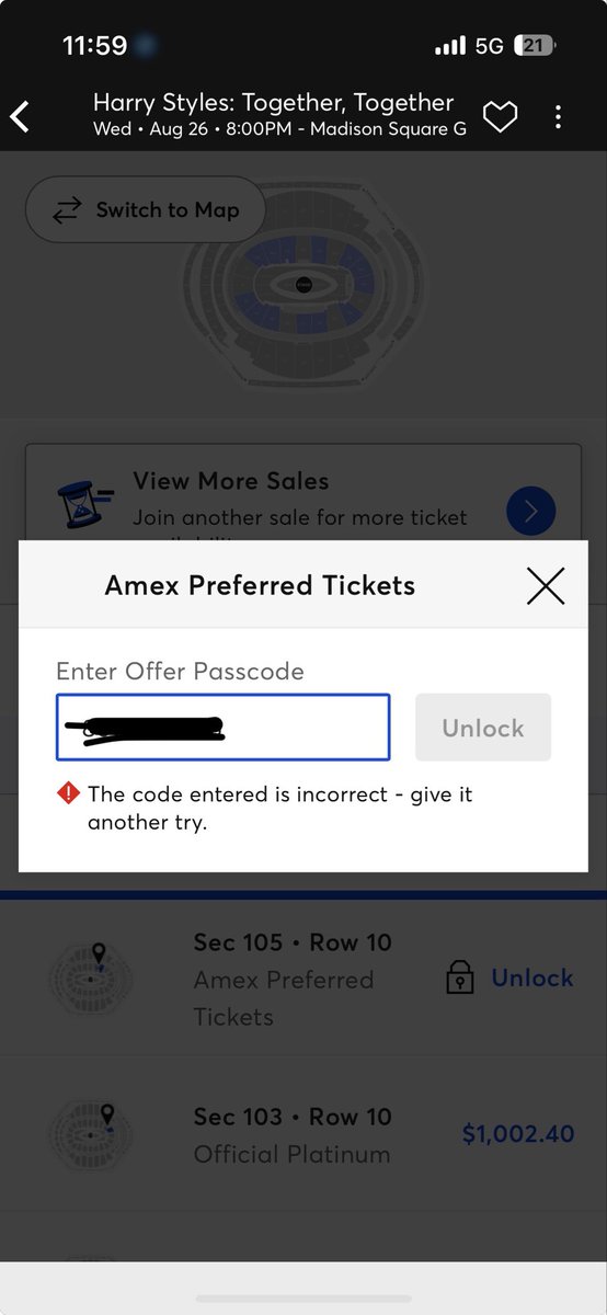 WHAT DO YOU MEAN THE PHONE NUMBER ON THEBACK OF THE AMEX CARD IS INVALID?? LIKE TICKETMASTER SAID TO USE IT FOR HARRY STYLES TF