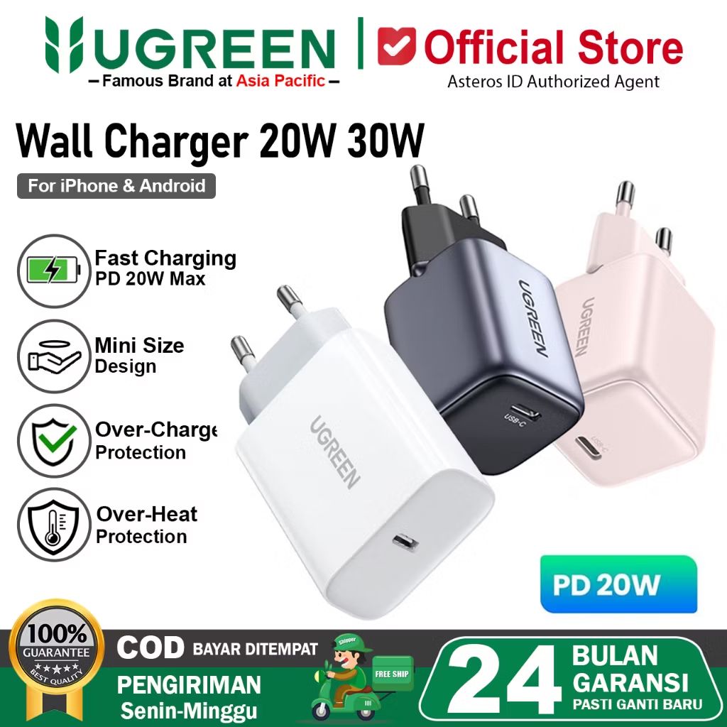 ajitrianto's tweet photo. UGREEN Adaptor Kepala Charger iPhone 17 16 15 14 13 12 11 Type C PD Fast Charging 20W 30W 45W #adaptor #kepalacharger #kepalachargeriphone #chargeriphone #Chargers

Klik link beli langsung disini https://t.co/JWrnAoJNBk https://t.co/7RykgIIQnr