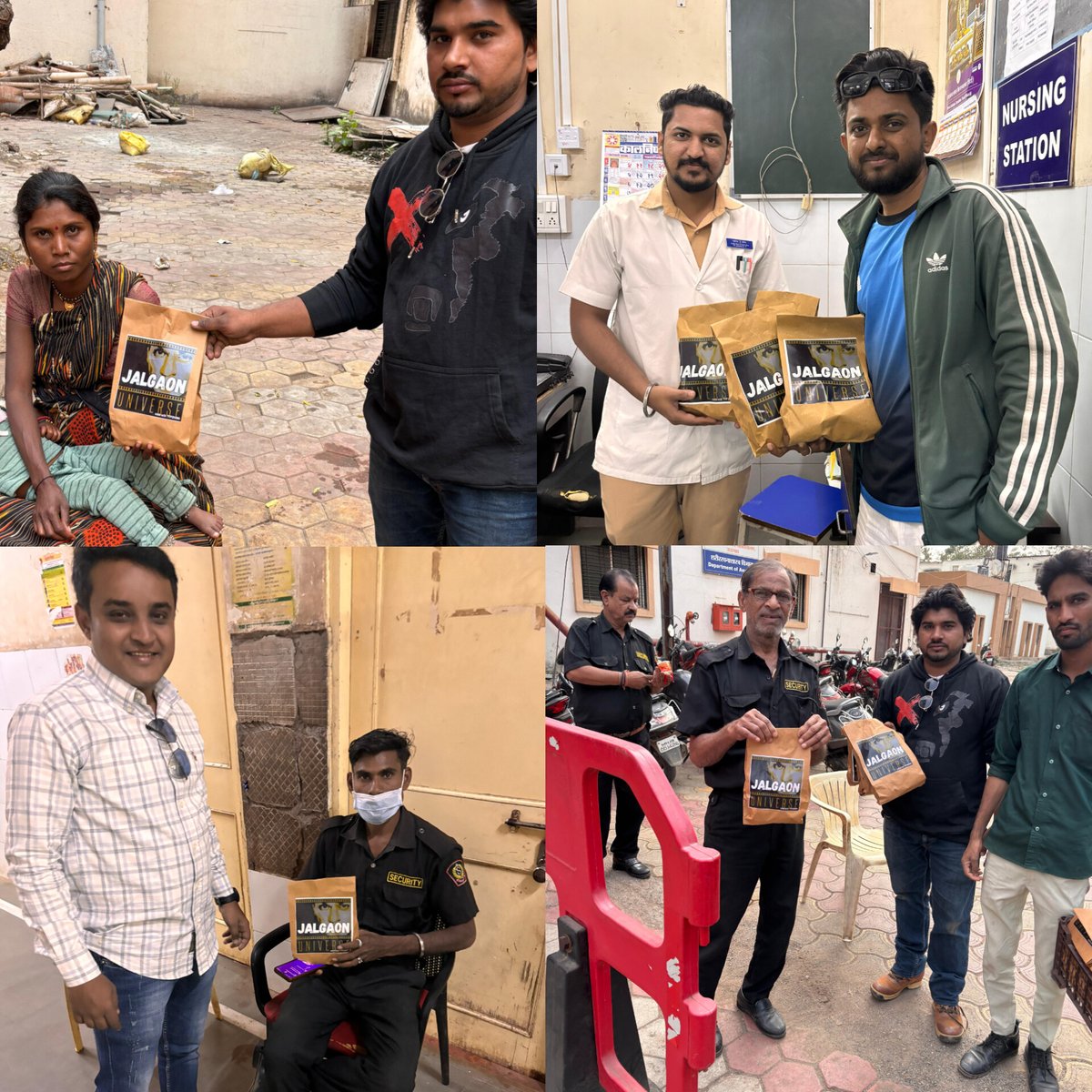 SRKUniverse's tweet photo. On the occasion of Republic Day 🇮🇳, Team #Jalgaon visited Civil Hospital, Jalgaon, and distributed fruit packages while celebrating King and 3 years of Pathaan ❤️

@iamsrk @AddicT_AzHaR

#ShahRukhKhan #SRK  #KingTitleReveal #KING #KingKhan #RepublicDay #RepublicDayIndia #RepublicDay2026 #Pathaan