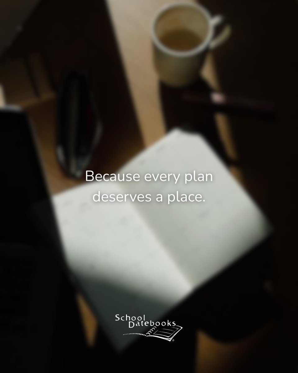 Because planning is what turns ideas into action.

#SchoolDatebooks #PlannerLove #TeacherPlanning #OrganizedTeacher #PlannerGoals