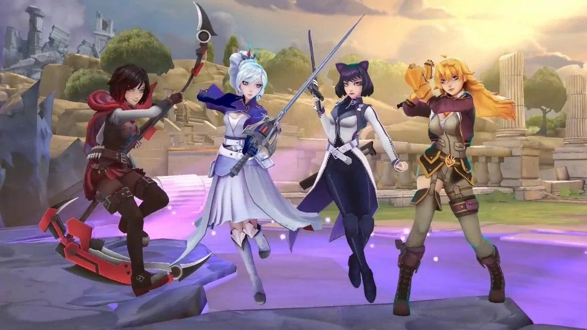 jaYTgameNews's tweet image. Do you like the in game character models of team #RWBY in #Smite? #RubyRose #WeissSchnee #BlakeBelladonna #YangXiaoLong