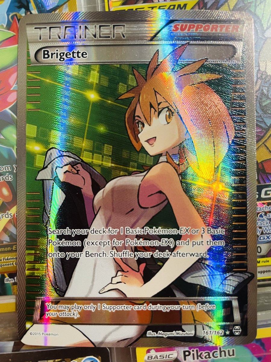 aster_265's tweet image. アズサが加わり英語版の9ポケが　埋まったので📷
こだわり皆無の適当ファイリングだけど、特有の粗め加工が良い感じかも。大体日版の1/10くらいで集まるのも💯