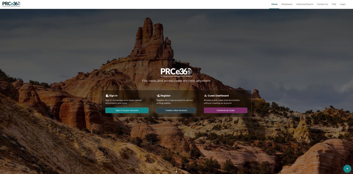 📢We're happy to announce that PRCe360 is now live and ready for public use! You can now register to easily search case files, submit documents, and share public comments through this new streamlined digital hub.
tinyurl.com/4cp8a48c