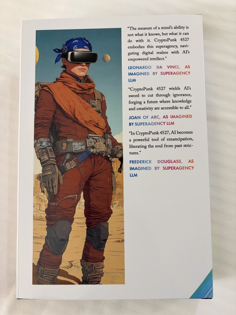 0xRodo's tweet photo. The punks brunch was, as usual, a blast.

The most unexpected gift was Reid Hoffman’s latest book about AI, AI personalized with my punk.

What an amazing gift. I’m going to enjoy it on the plane back. Thank you, Reid. And thank you Sean for facilitating. https://t.co/JjHJh3S3UT