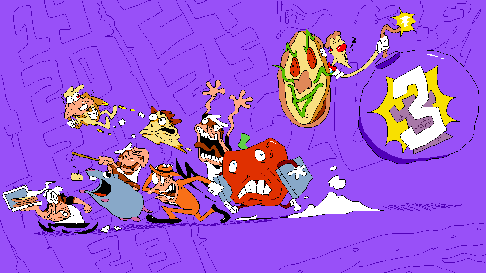 #pizzatower #Pizzatowerfanart
Pizza Tower 3rd Anniversary! We have been fighting against this tower for three years now