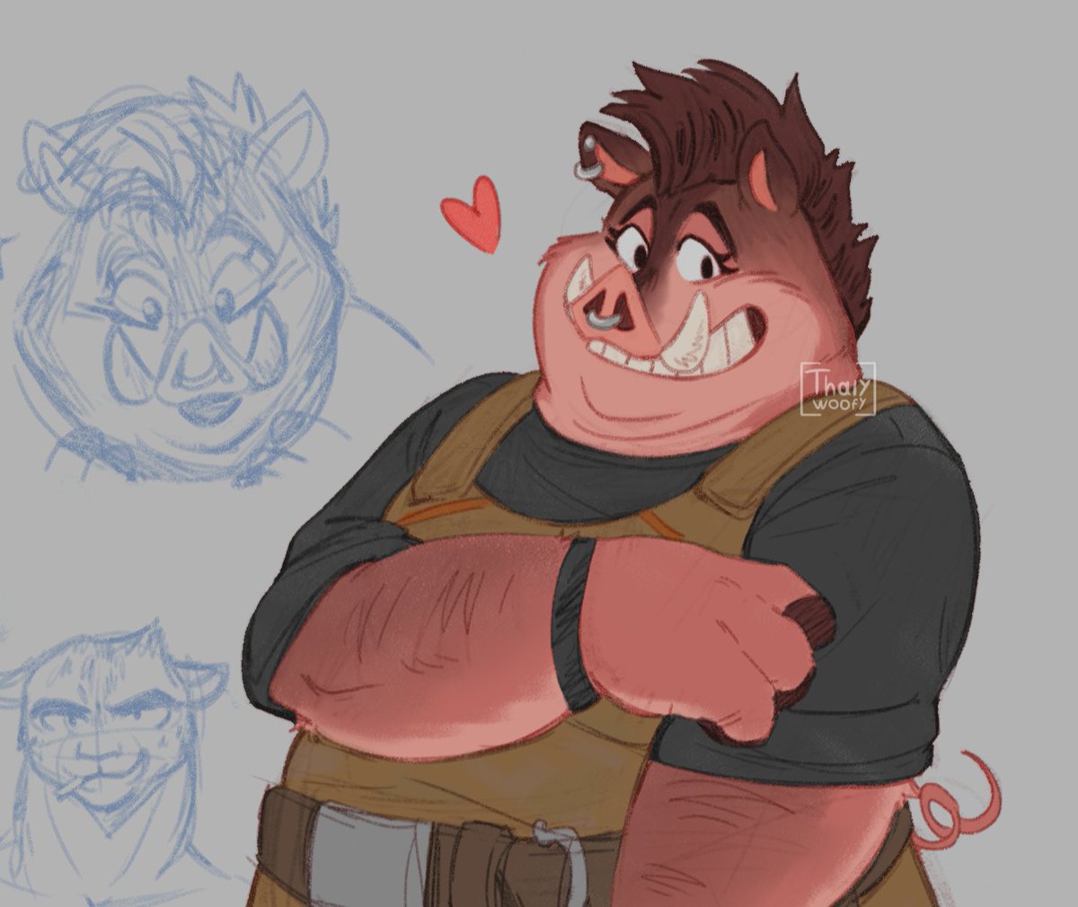 idk why i haven't drawn Pigtail yet she's like my second favorite