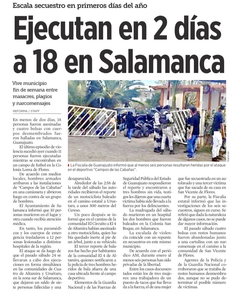 Mataron a 18 personas en Salamanca…¡pero a @claudiashein le importa más que haya conciertos de BTS en México!