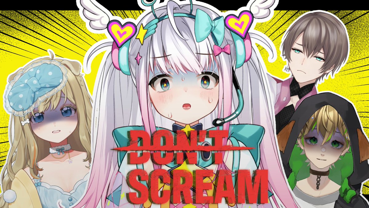 ＼＼＼配　信　告　知／／／

ホラゲコラボです！！！怖そう・・・

⏰21:00

⏬待機⏬

【#コラボ/ DON'TSCREAMTOGETHER】叫ぶ予感しかない初見プレイ！！【Vtuber/まじかるーずりあん/向葵まめ/凪名/天邪... youtube.com/live/DDtmqPJzB…