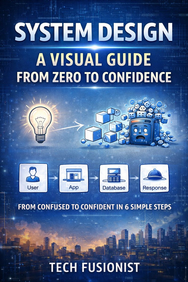 🚨 24-HOUR SYSTEM DESIGN GIVEAWAY 🚨

System Design feels scary…
Until you see it explained visually.

For the next 24 hours ONLY, I’m giving away

🎁 FREE copies of
  “System Design: A Visual Guide – From Zero to Confidence” 🎁

No heavy theory.
No boring walls of text.
Just